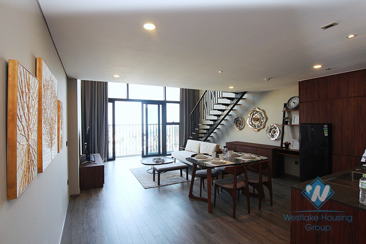 Luxury one bedroom apartment for rent in Pentstudio building, Tay Ho district, Ha Noi